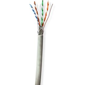 Nedis Network Cable CAT6 Solid S/FTP CCA 100 M Indoor PVC GY