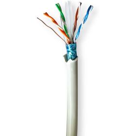 Nedis Network Cable CAT6 Solid F/UTP Copper 100 M Indoor LSZH GY