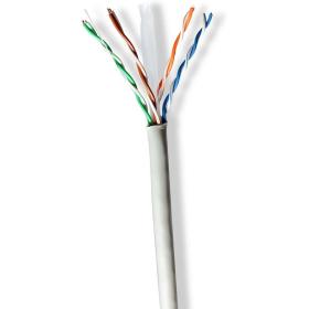 Nedis Network Cable CAT6 Solid U/UTP CCA 305 M Indoor PVC GY