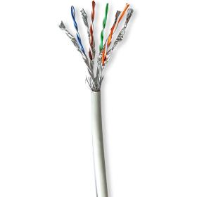 Nedis Network Cable CAT7 Solid S/FTP Copper 50 M Indoor LSZH GY