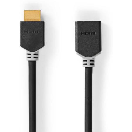 Nedis HS HDMI-Cable w/ ETH HDMI M HDMI F 4K@60Hz 18 GBPS 3 M PVC