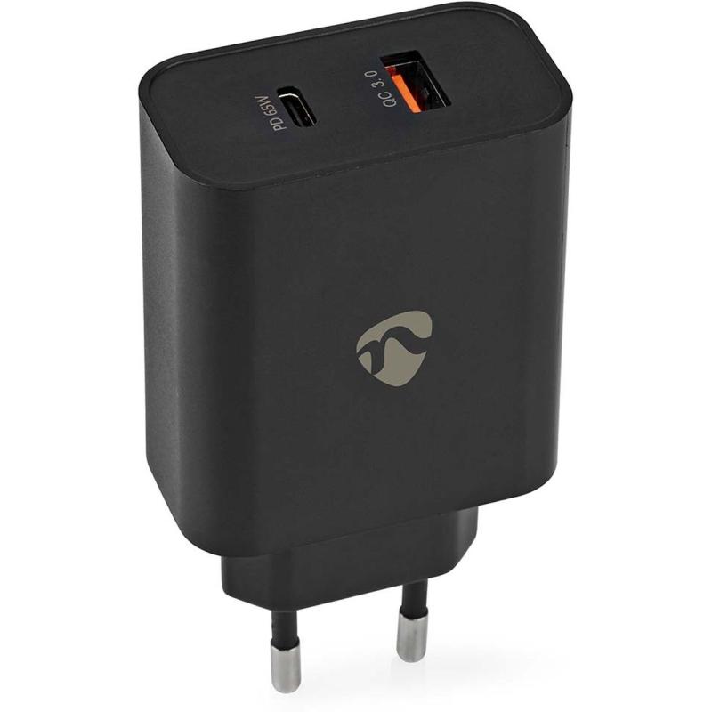 Nedis CHGR 65 W QC Feature 2/2.25/3.25 A Outp.: 2 USB-A/USB-C