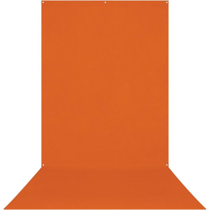 Westcott X-Drop Wrinkle-Resistant Backdrop - Tijger Orange Sweep (5&amp;#039; X 12&amp;#039;)
