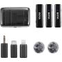 Boya Boyalink Wireless Microphone Set w/ 2 Mic Charger All Type Of Plugs