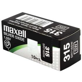 Maxell Wristwatch Battery 315 - SR716SW - 1PC EU MF - Low Drai