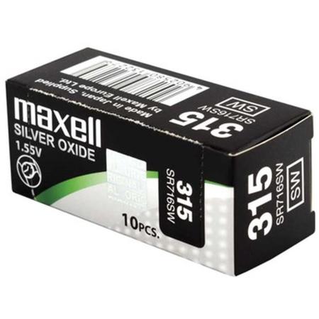 Maxell Wristwatch Battery 315 - SR716SW - 1PC EU MF - Low Drai