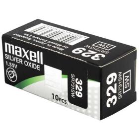 Maxell Wristwatch Battery 329 - SR731SW - 1PC EU MF - Low Drai