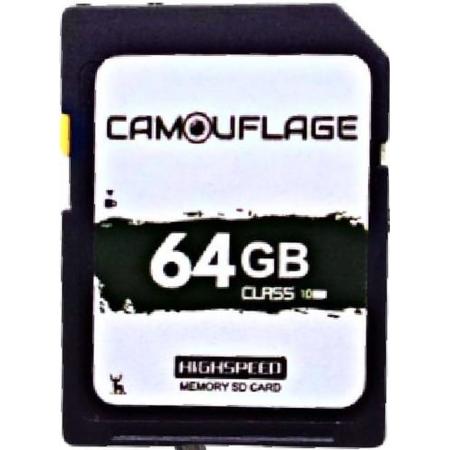 Camouflage Trailcamera SDXC 64GB