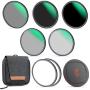 K&amp;F Concept Magn Video Kit CPL + ND8/64/1000 + Black Mist 55mm