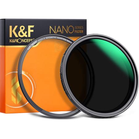 K&amp;F Concept Variabel ND Filter ND8/128 Nano X Magnetic 55mm