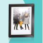 Pora&amp;Co Digital Photo Frame 10 inch Black Wood