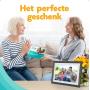 Pora&amp;Co Digital Photo Frame 10 inch White / Brown