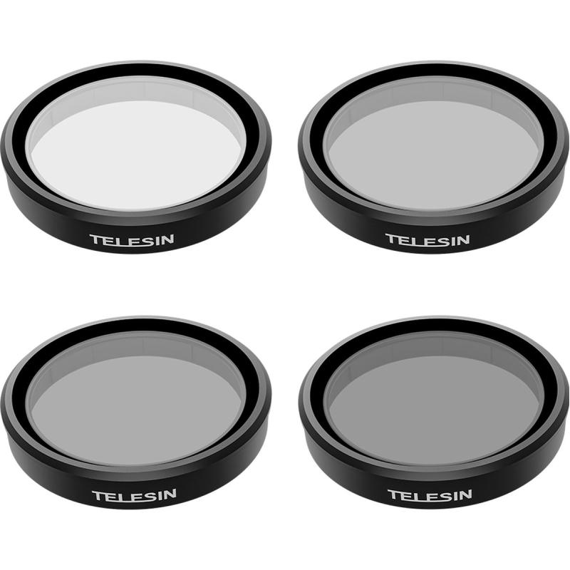 Telesin CPL+ND8/16/32 Lens Filter Kit 4-pack Osmo Action 3