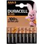 Duracell Alkaline Plus Battery AAA 8 Pack