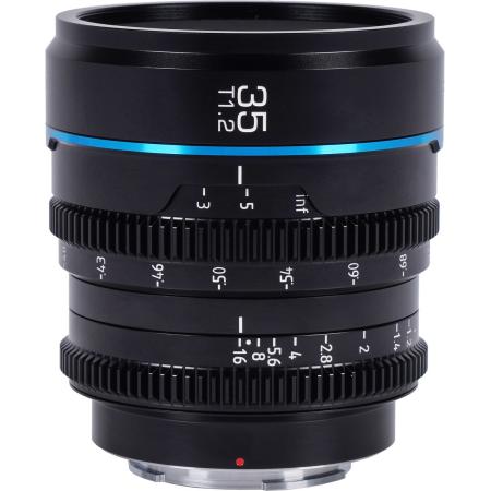Sirui Nightwalker Series 35mm T1.2 S35 Manual Focus Cine Lens (X Mount Black)