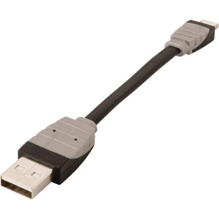 Bandridge Data And Charging Cable Apple Lightning - USB A Male 0.10 M Black