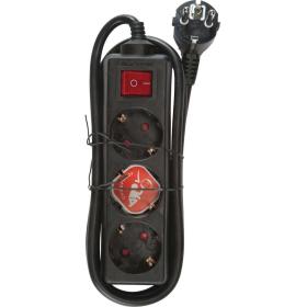 Brennenstuhl Power Strip 3-FOLD 1.40 M Black - Geaard Type F