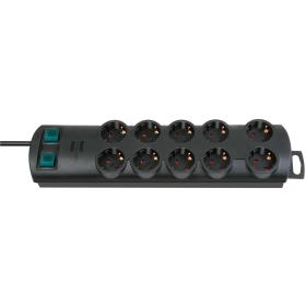 Brennenstuhl Power Strip Primera-Line 10-FOLD 2.00 M Black - Geaard Type E