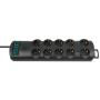 Brennenstuhl Power Strip Primera-Line 10-FOLD 2.00 M Black - Geaard Type E