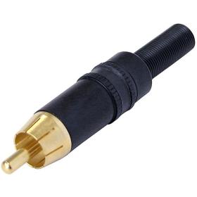 Neutrik Connector RCA Male Metal Black