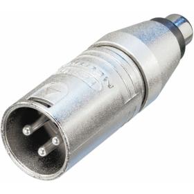 Neutrik 3p XLR NA2MPMF Adapter