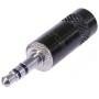 Neutrik Stereoconnector 3.5 mm Male Black