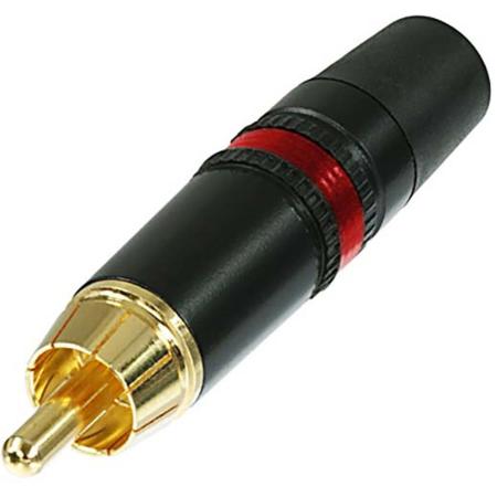 Neutrik Connector RCA Male Metal Red