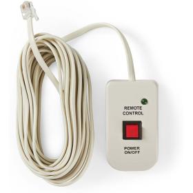 Nedis Remote Control For Inverter | 5.00 M | RJ10 | White