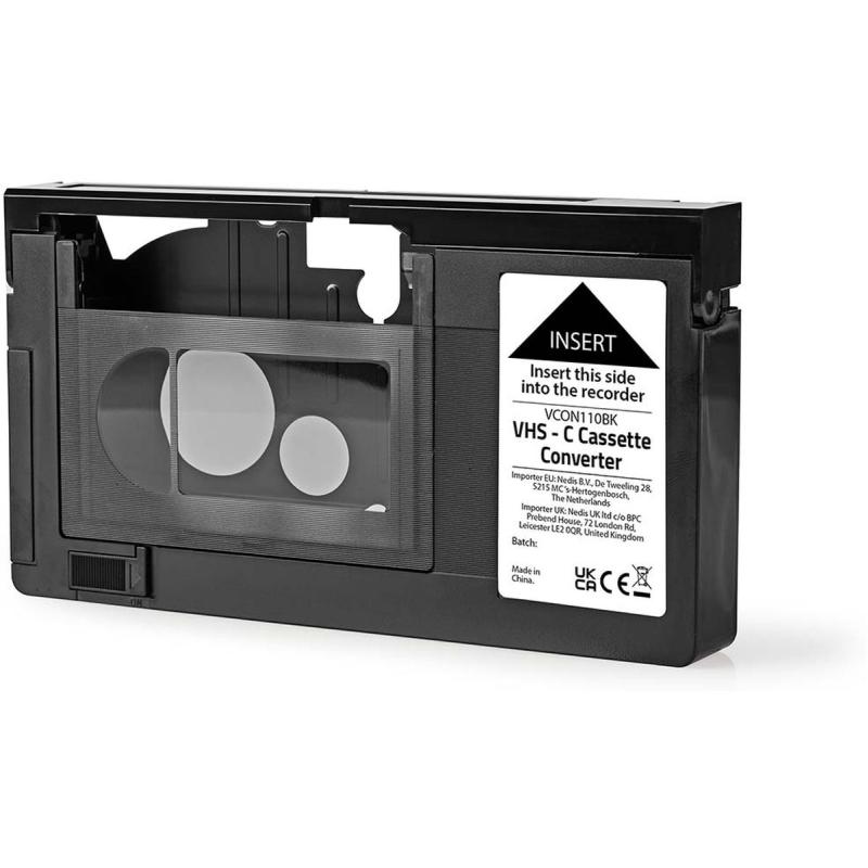 Nedis VHS-Converter | Conversie: VHS-C To VHS | Plug And Play | Black