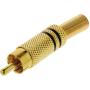 Valueline Connector RCA Male Gold/Black