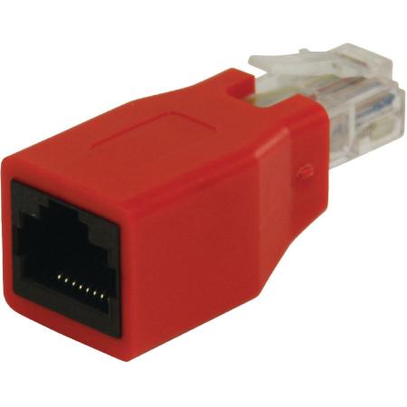 Valueline CAT6 Network Adapter RJ45 (8/8) Male - RJ45 (8/8) Female Red