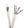 Technetix CAT6 UTP / COAX-18 Combined Installation Cable White Eca 20 M