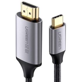 Ugreen USB-C to HDMI Male to Male Cable Aluminum Shell 1.5m Grey Black 50570