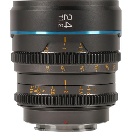 Sirui Nightwalker 24mm T1.2 S35 MF Cine Lens E-Mount Gun Grey