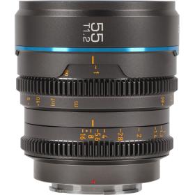 Sirui Nightwalker 55mm T1.2 S35 MF Cine Lens E-Mount Gun Grey