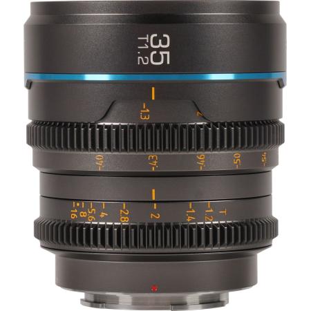 Sirui Nightwalker 35mm T1.2 S35 MF Cine Lens X-Mount Gun Grey