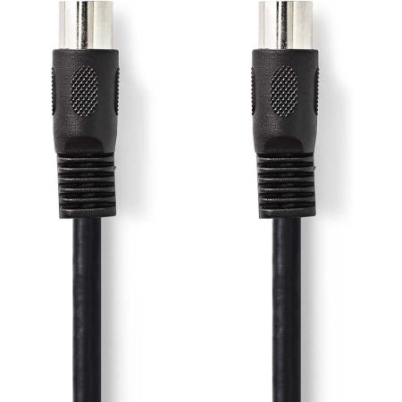 Nedis DIN-Audio Cable DIN 5-PINS Male DIN 5-PINS Male Nickel Plated 3.00m PVC