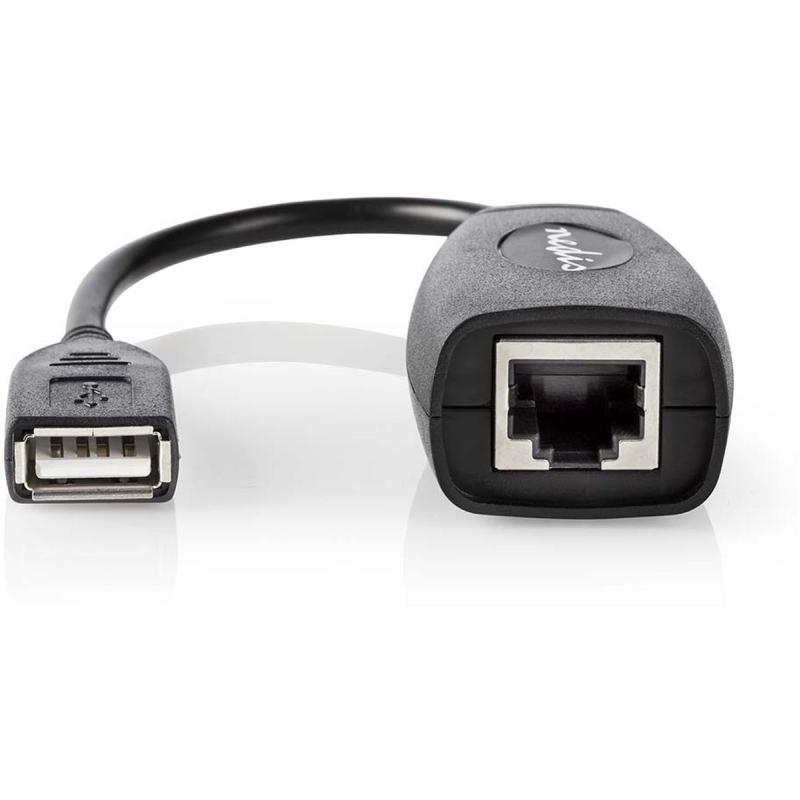 Nedis Actieve USB-Cable USB 1.1 USB-A Male RJ45 Female 12 Mbps 0.20m