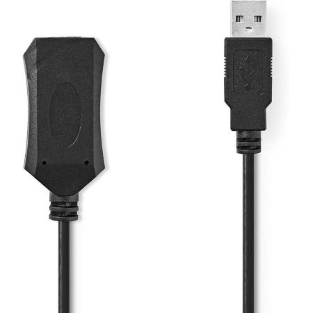 Nedis Actieve USB-Cable USB 2.0 USB-A Male USB-A Female 480 Mbps 20.0m