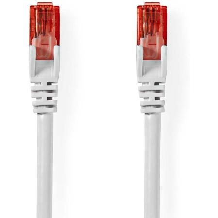 Nedis CAT6-CABLE RJ45 Male RJ45 Male U/UTP 10.0m Round PVC White Label