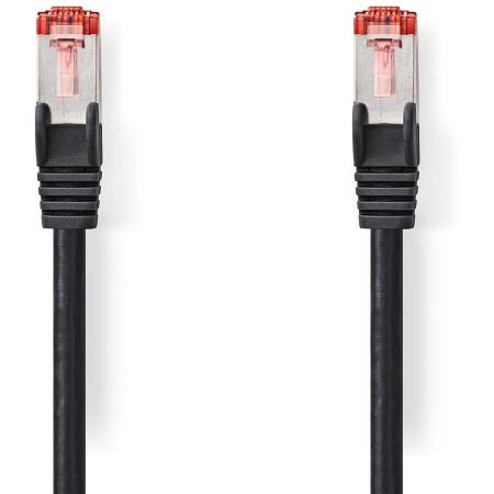 Nedis CAT6-CABLE RJ45 Male RJ45 Male S/FTP 3.00m Round LSZH Black Label