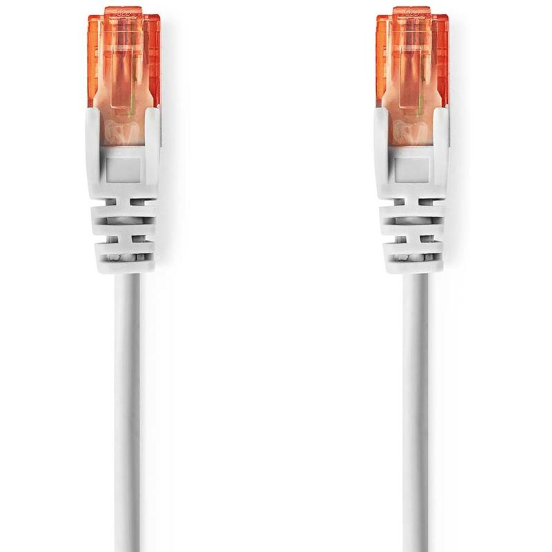 Nedis CAT6-CABLE RJ45 Male RJ45 Male U/UTP 0.50m Round PVC Grey Label