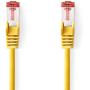 Nedis CAT6-CABLE RJ45 Male RJ45 Male S/FTP 0.50m Round LSZH Yellow Label