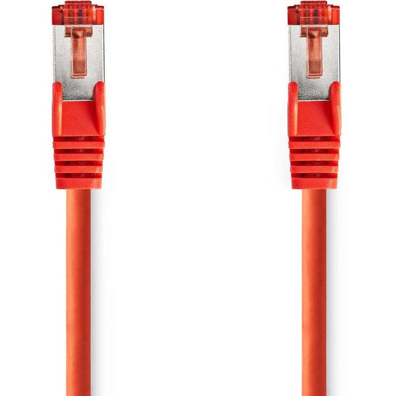 Nedis CAT6-CABLE RJ45 Male RJ45 Male S/FTP 0.50m Round LSZH Red Label