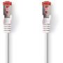 Nedis CAT6-CABLE RJ45 Male RJ45 Male S/FTP 7.50m Round LSZH White Label
