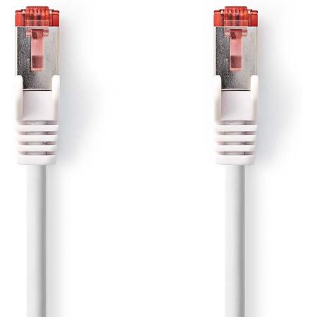 Nedis CAT6-CABLE RJ45 Male RJ45 Male S/FTP 7.50m Round LSZH White Label
