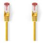 Nedis CAT6-CABLE RJ45 Male RJ45 Male S/FTP 10.0m Round LSZH Yellow Label