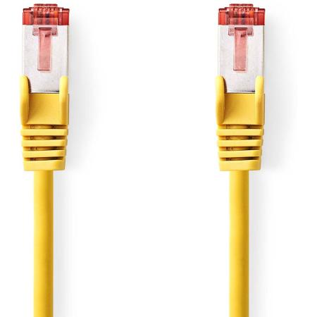 Nedis CAT6-CABLE RJ45 Male RJ45 Male S/FTP 1.50m Round LSZH Yellow Label