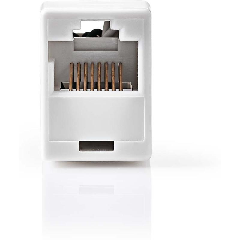 Nedis Netwerkkoppeling CAT5 OnShielded RJ45 Female RJ45 Female Straight ABS Box