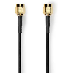 Nedis Antenna Cable SMA M SMA M Gold Plated 50 Ohm Single Shielded 1.00m